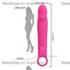 Vibrador con 10 velocidades y anillo para sujetar